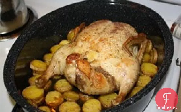 Pato Asado con Aderezo de Manzana