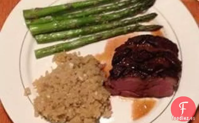 Pato Con Miel, Soja Y Jengibre