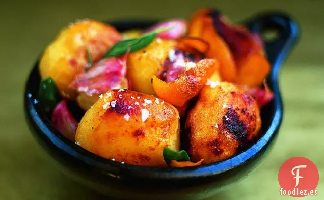 Patatas Asadas con Salvia y Naranja