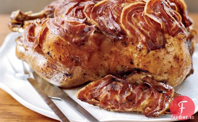 Pavo Asado Envuelto en Panceta
