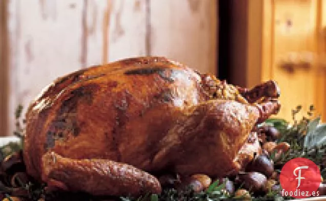 Pavo asado con hierbas