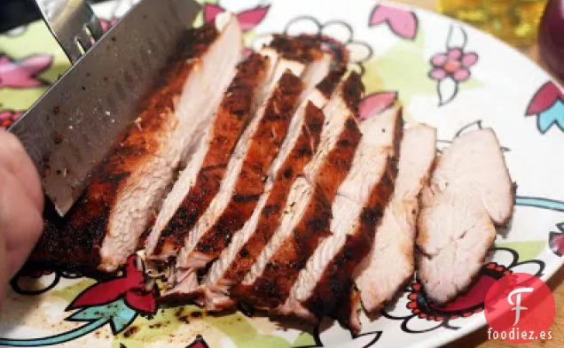 Pechuga de Pavo a la Parrilla Frotada con Hierbas y Especias