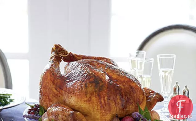 Pavo Asado con Mantequilla de Berenjena