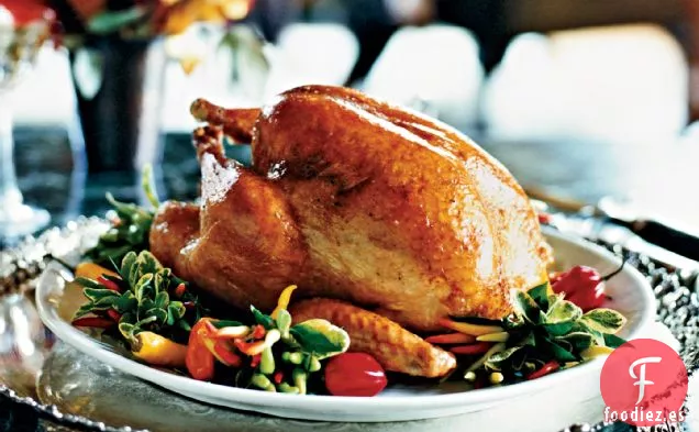 Pavo Asado con Glaseado de Mandarina