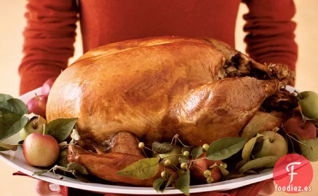 Pavo con Relleno de Manzana y Castaña y Salsa de Sidra
