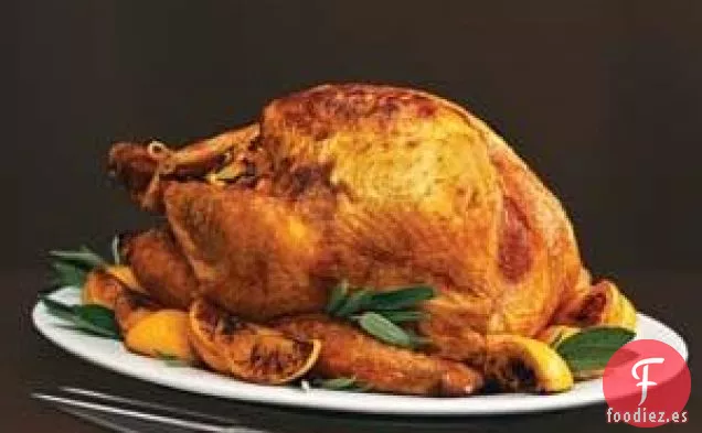 Pavo Asado Con Salsa De Salvia Y Naranja