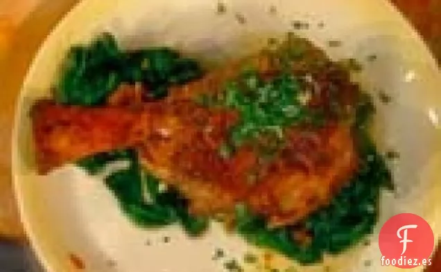 Pierna de Ternera Estofada con Mejorana: Stinco di Vitello