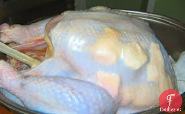 Pavo crujiente con mantequilla