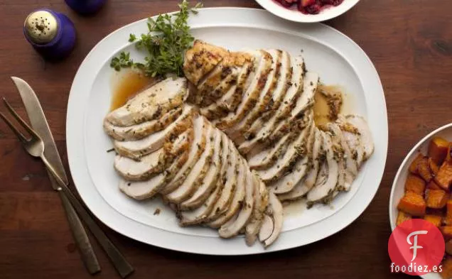 Pechuga de Pavo Asada a Hierbas