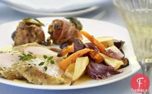Pavo con Mascarpone y hierbas
