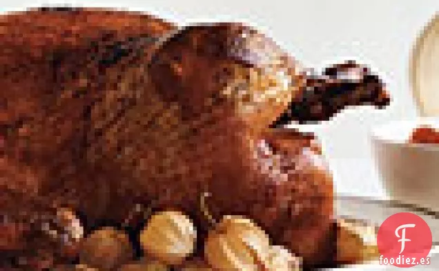 Pavo glaseado De Arce Con Salsa