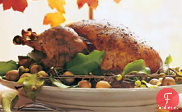 Pavo curado con especias
