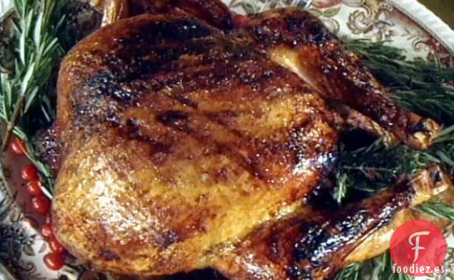 Pavo a la Parrilla con Glaseado de Granada y Pimienta Negra