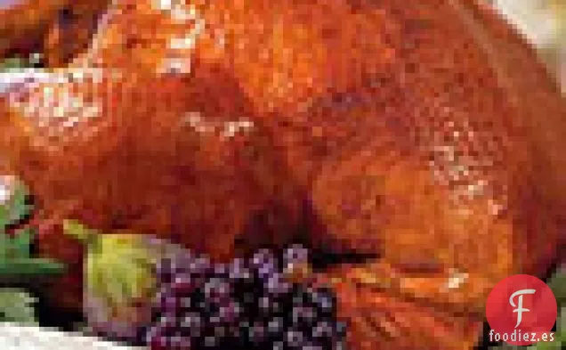 Pavo Bañado en Sidra con Salsa de Manzana Asada