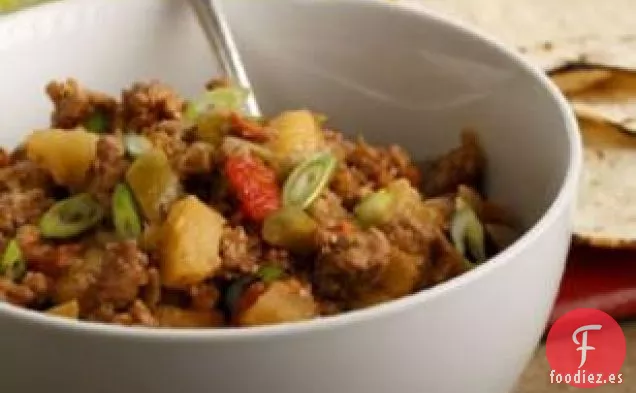 Picadillo de Manzana y Pavo