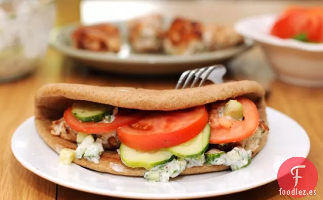 Koftas De Pavo Con Pita Tostada