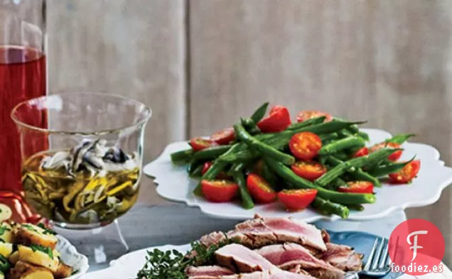 Filetes de Atún Niçoise a la Parrilla