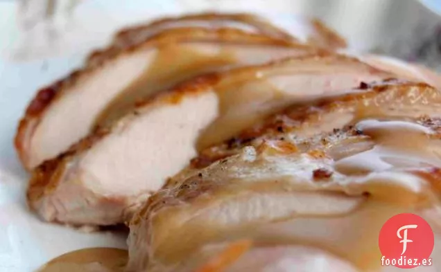 Pechuga de Pavo Asada con Salsa