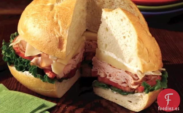 Sándwich de Pavo en redondo