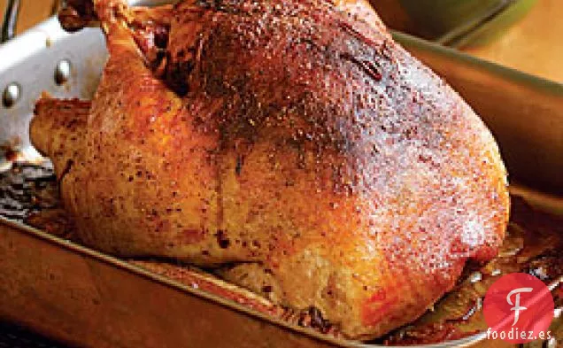 Pimentón Y Pavo Asado De Hinojo Con Salsa De Cebolla