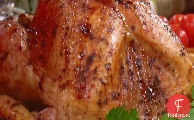 Pavo Asado con Glaseado de Arándano de Arce
