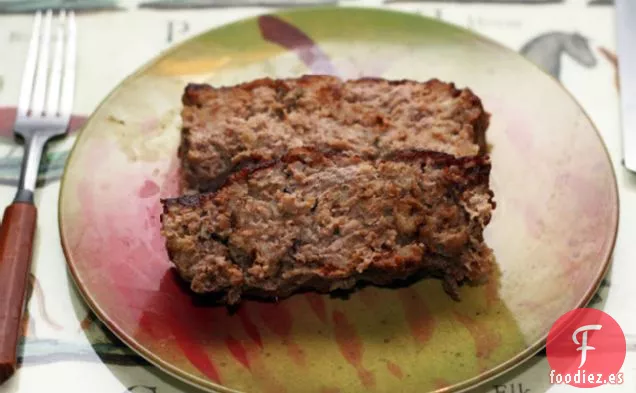 Pastel de Carne de Pavo Glaseado con Salsa Barbacoa