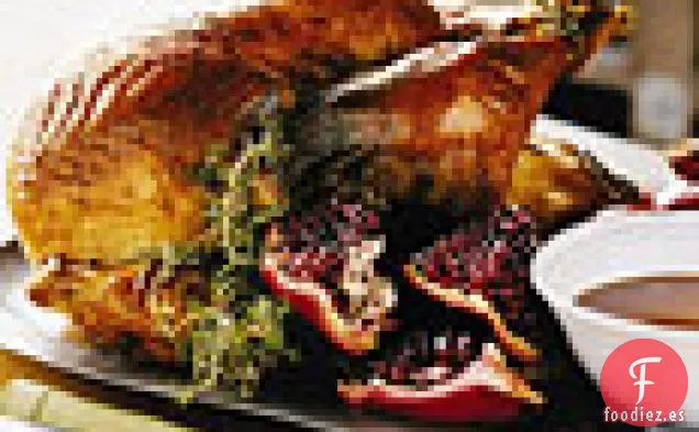 Pavo Asado con Salsa de Granada