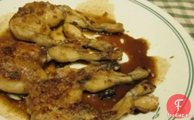 Ancas de Rana Caramelizadas