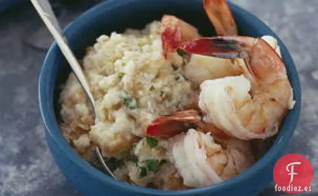 Gambas Con Aã § orda (Gachas De Pan saladas)