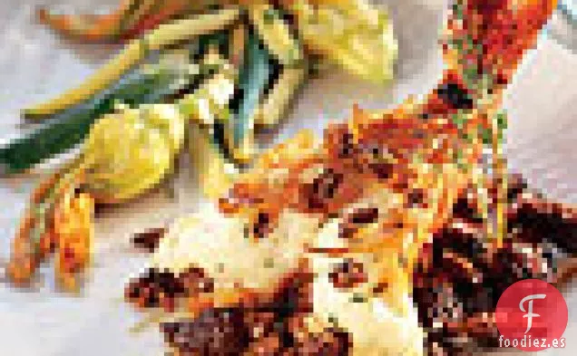 Gambas Asadas con Colmenillas y Mantequilla de Colmenilla