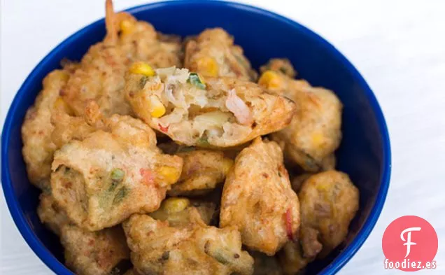 Cucur Udang (buñuelos de gambas)
