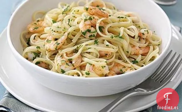 Pasta especial de gambas