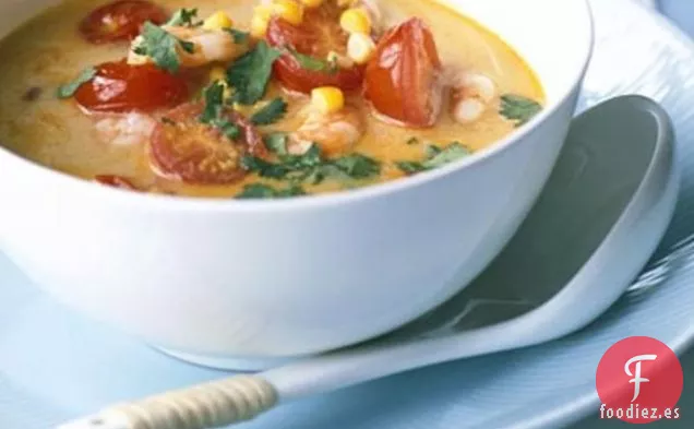 Sopa Asiática de Maíz Dulce