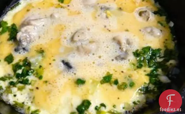 Tortilla de ostras-receta