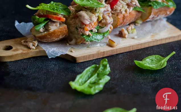 Milla Grazie Postino-Bruschetta de Atún y Espinacas para el Festival de Otoño