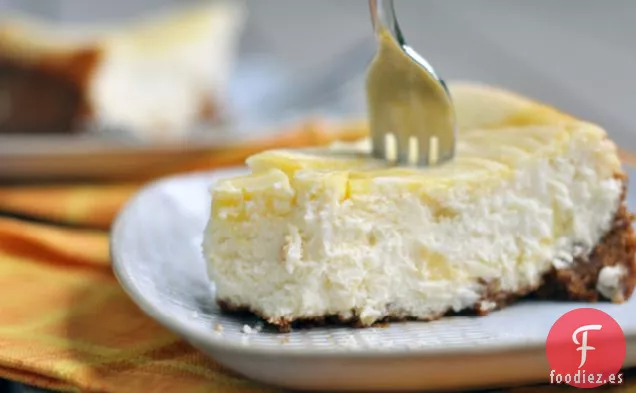 Tarta de Queso con Limón Jaspeado
