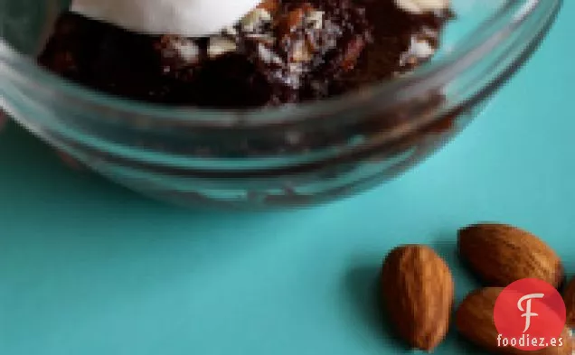 Panna Cotta De Chocolate Con Crema Batida De Amaretto