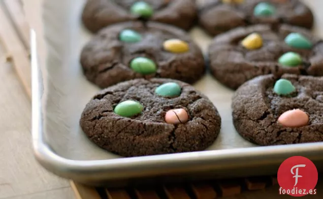 Galletas de Huevo de Pascua de Chocolate