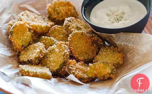 Chips de Pepinillos Fritos Panko