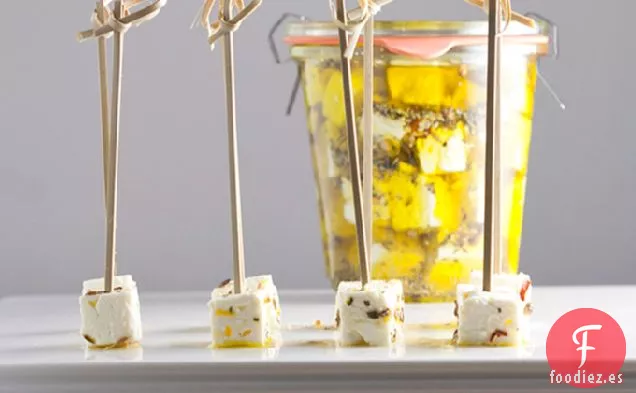 Queso Feta Adobado con Especias