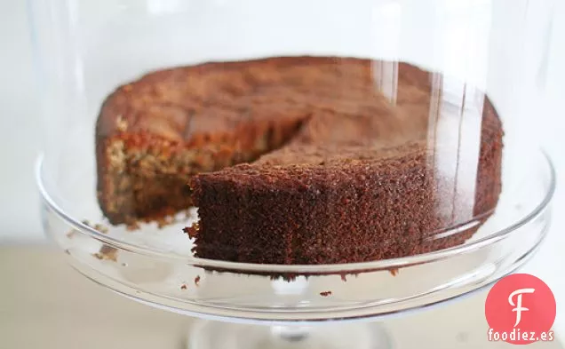 Pastel de naranja y nuez