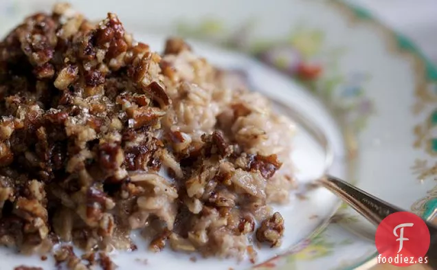 Avena de Pacanas con Mantequilla