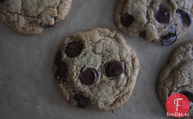 Galletas con Chispas de Chocolate de Trigo Integral de Mantequilla Marrón
