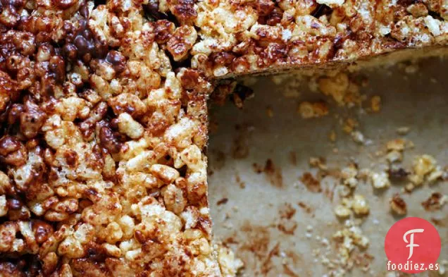 Golosinas de Krispie de Arroz Con Mantequilla Integral Caramelizada