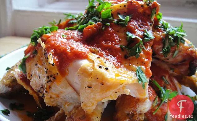Cocina el Libro: Pollo Asado con Mantequilla de Tomate