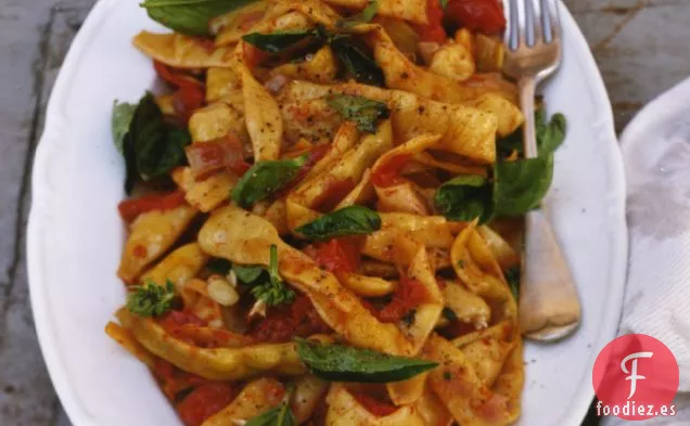 Tortelli de Espinacas y Ricotta con Mantequilla Dorada