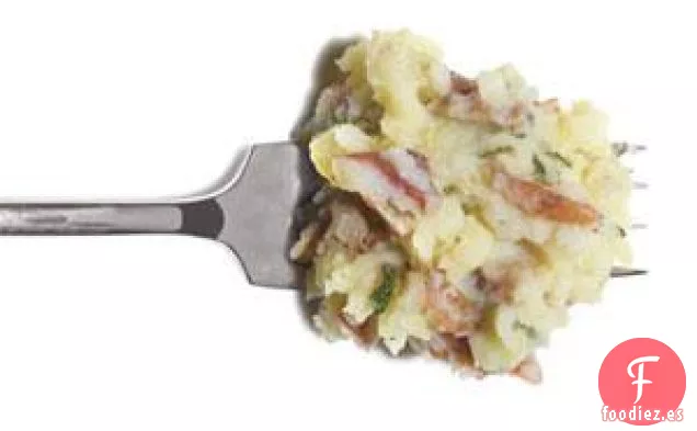 Puré De Patatas Con Mantequilla Marrón Y Salvia