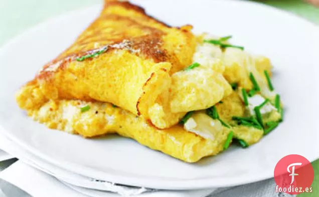 Tortilla Esponjosa de Maíz y Queso de Cabra