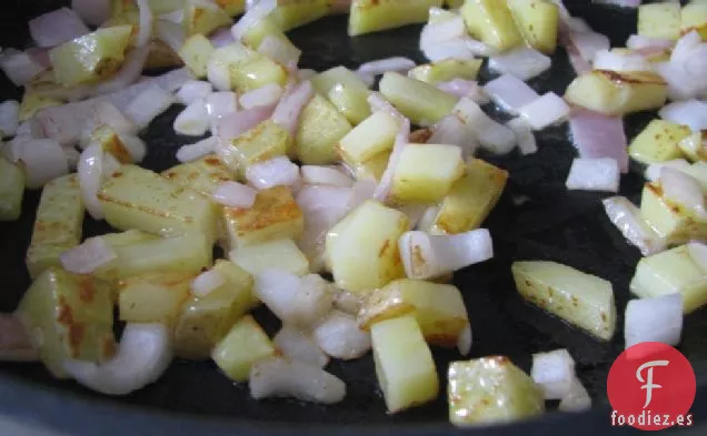 Tortilla Crujiente De Patata Y Brie