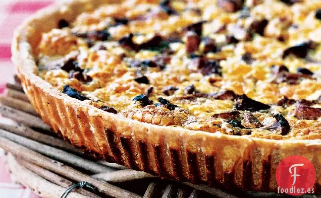 Quiche de Champiñones y Jamón